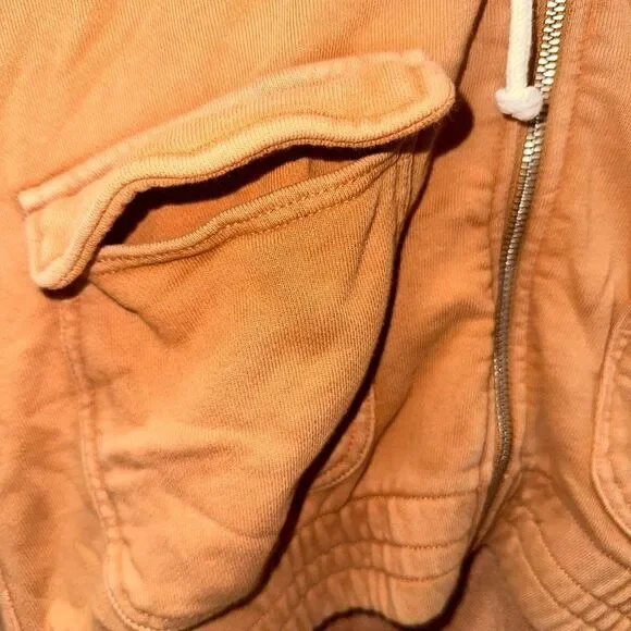 Aerie Cropped Full Zip Hooded Jacket - Picture 2 of 7